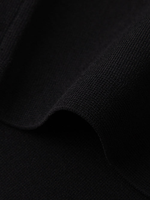 Load image 1 in gallery view. Black dress with white collar