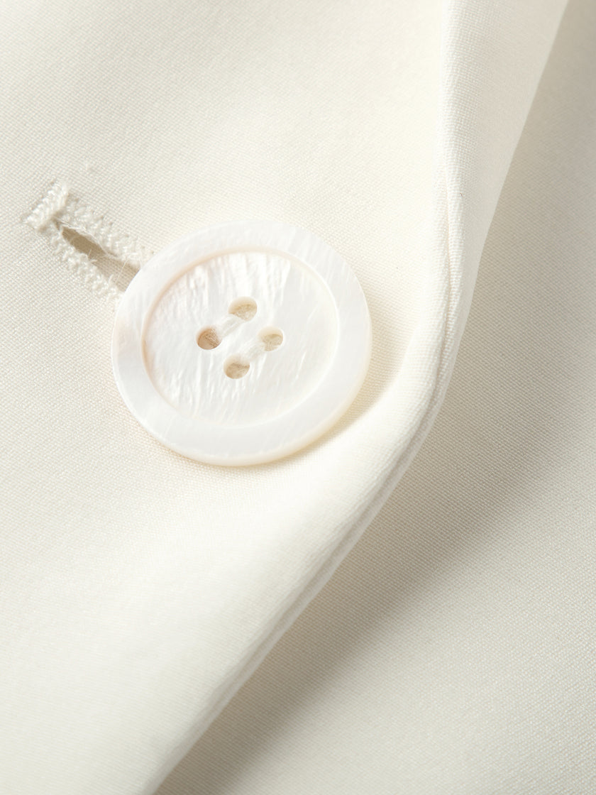 3/4 Sleeve Silk Blazer