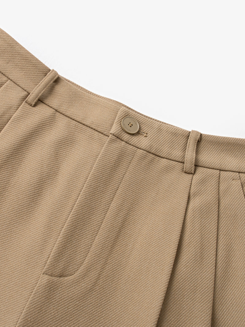 Women's Winter Brown Wide Leg Stable Trousers