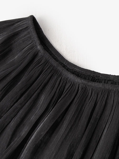 Load image 1 in gallery view. Black blouse