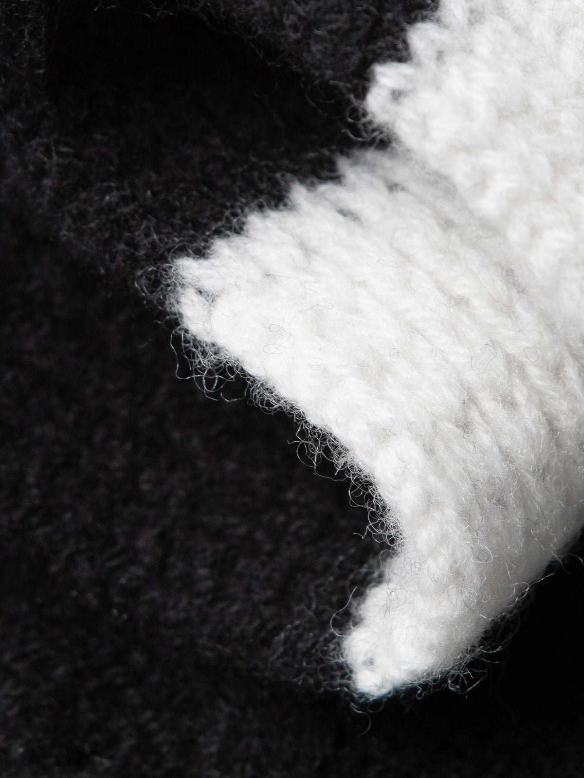 Women's Black  High Neck 100% Wool Sweater