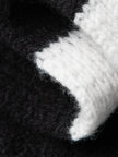 Women's Black High Neck 100% Wool Sweater