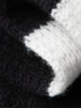 Women's Black High Neck 100% Wool Sweater