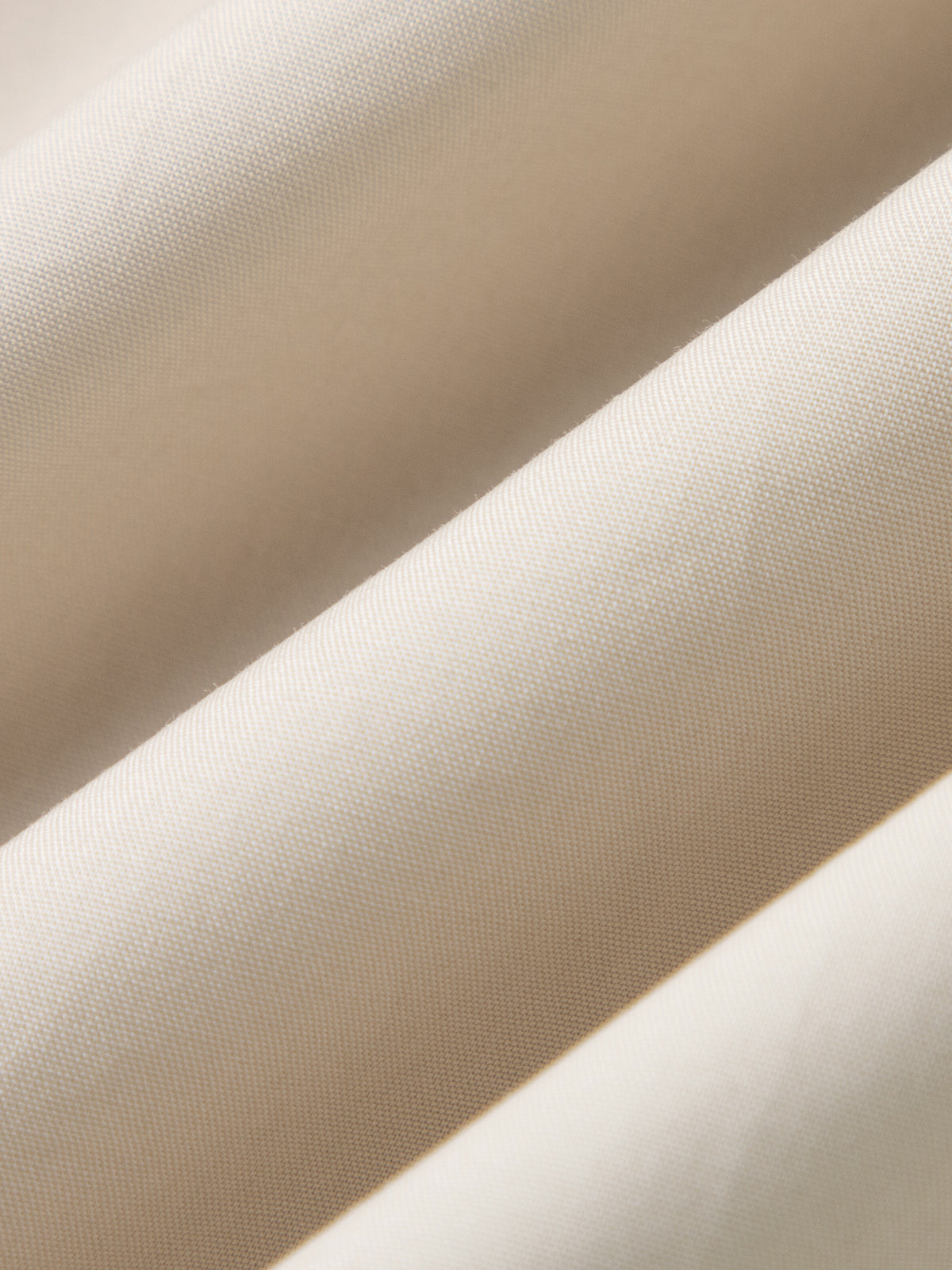 Beige cotton round neck dress