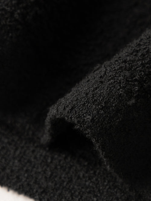 Load image 1 in gallery view. Black dress with contrast binding design