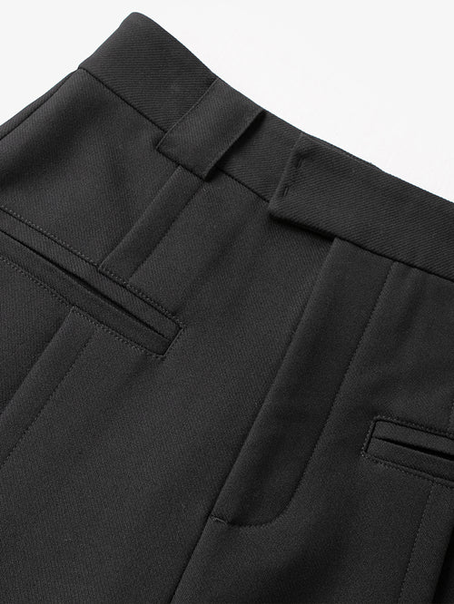 Load image 1 in gallery view. Women's Black Wide Leg Stable Fit Trousers