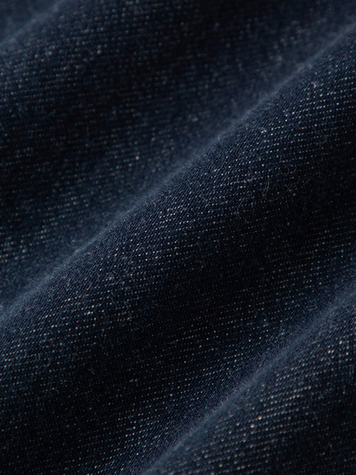 Load image 1 in gallery view. Women's Dark Blue 100% Cotton Jeans Pants