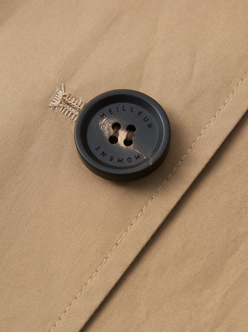 Charger l'image 1 dans la galerie. Cotton Single-Breasted Trench Coat