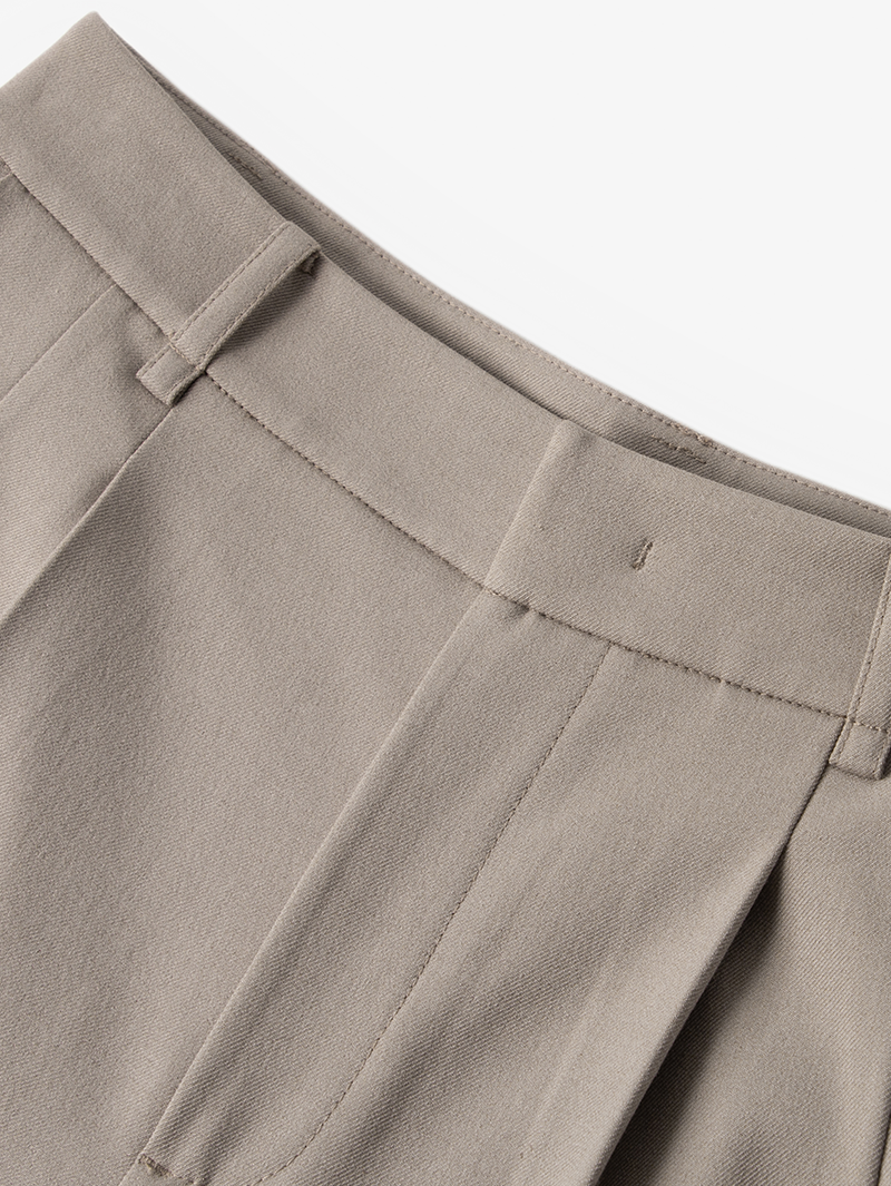 Women's Coffee Simple Small Leg Trousers