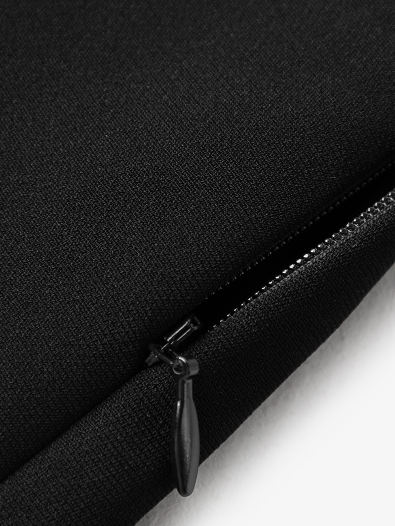 Women's Black Acetate Fiber A-Line Straight Fit Smooth Skirt