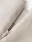 Women's Oatmeal Color Texture 100% Acetate Middle Length Mermaid Skirt