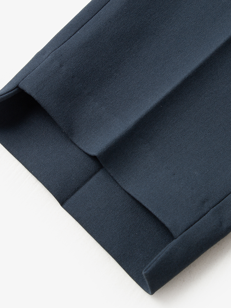 Women's Dark Blue Novelty Leg Design Trousers