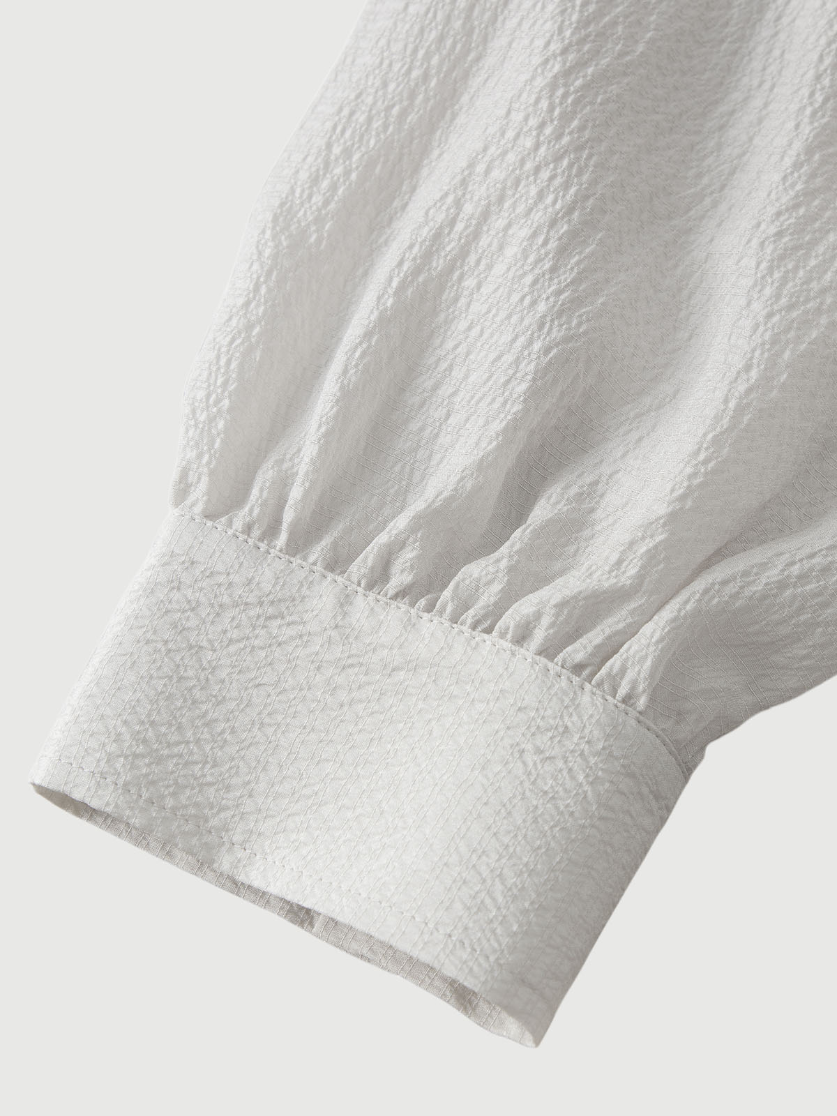 Embossed Pure Silk Shirt