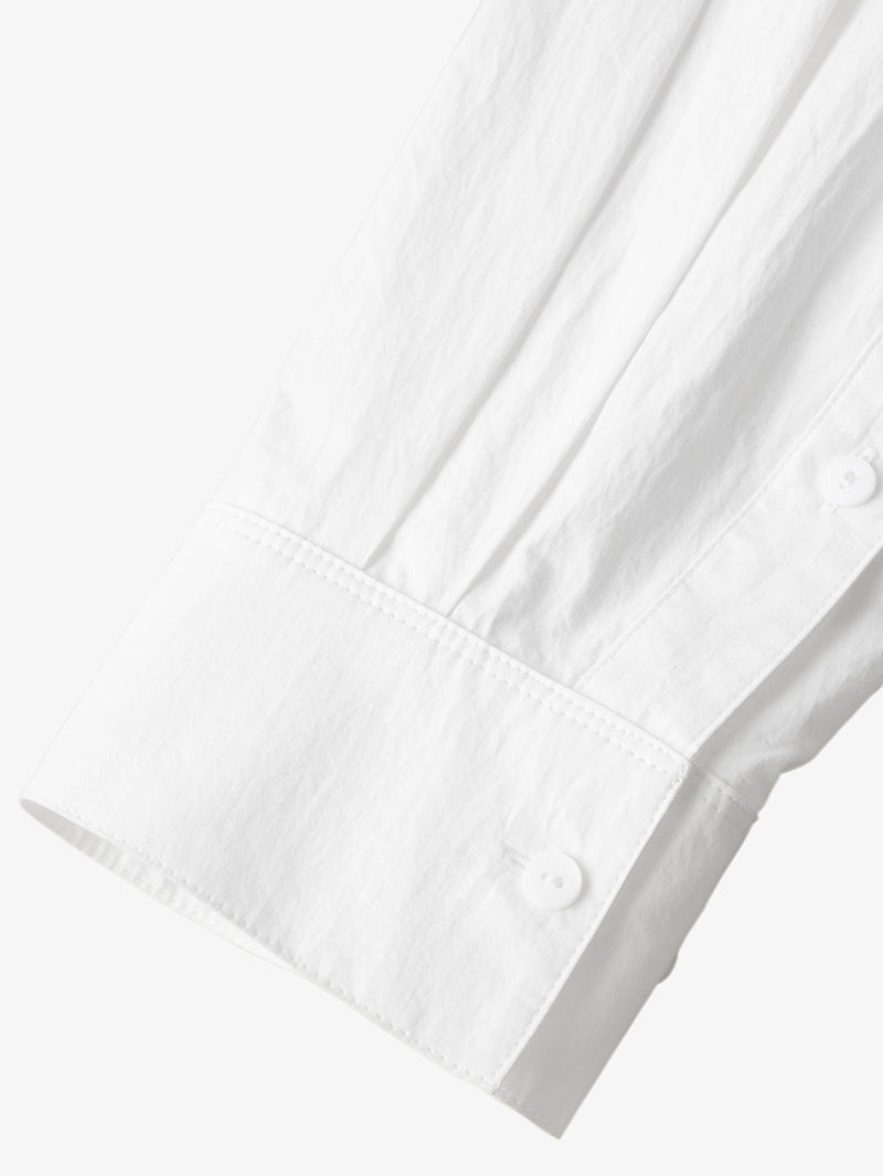 Classic white collared shirt