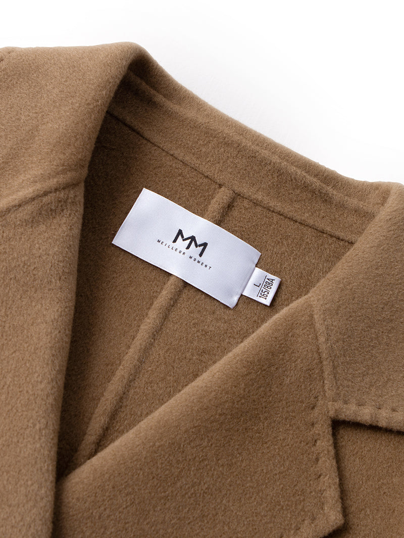 Camel wool coat