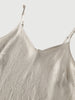 Ecru satin dress