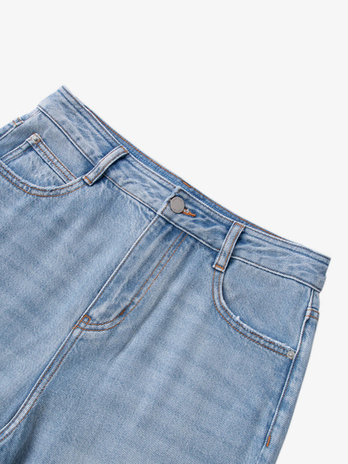 Load image 1 in gallery view. Light mountain blue pants