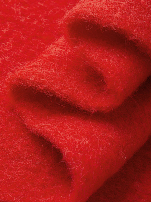 Carica immagine 1 in visualizzazione galleria. Women's Christmas Red Alpaca Wool Scarf