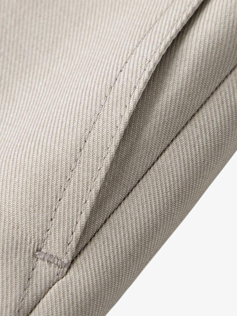 Women's Light Beige Classic Straight Fit Trousers