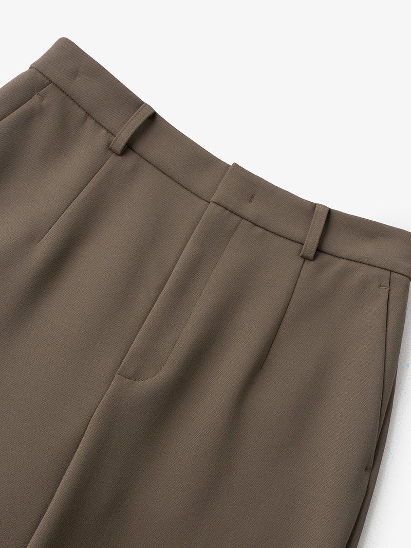 Women's Brown Straight Fit Trousers