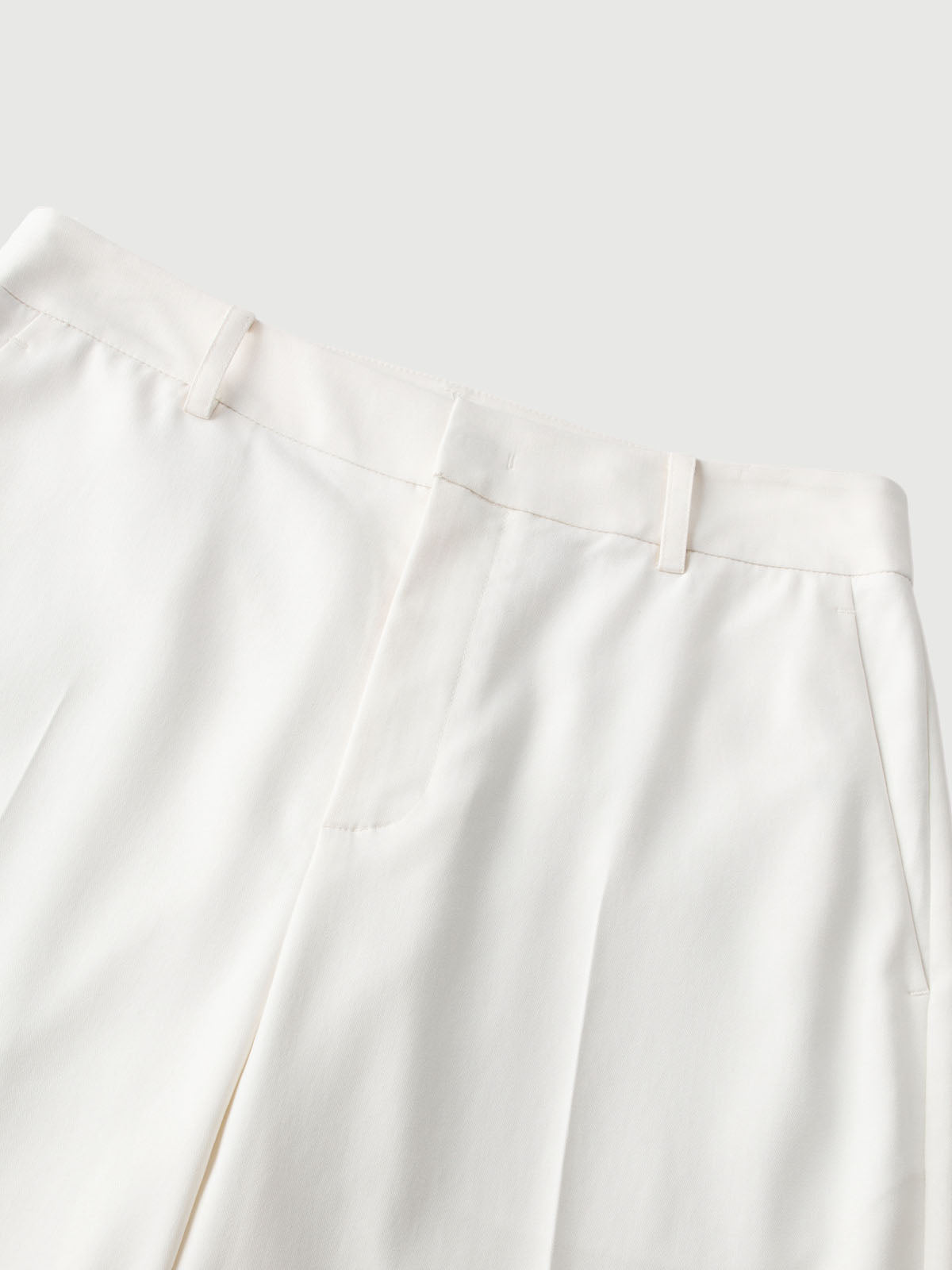 Straight white pants