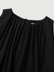 Pleated black dress