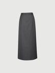 Women's Extreme Gray A-Line Long Waist Skirt 5F2140901