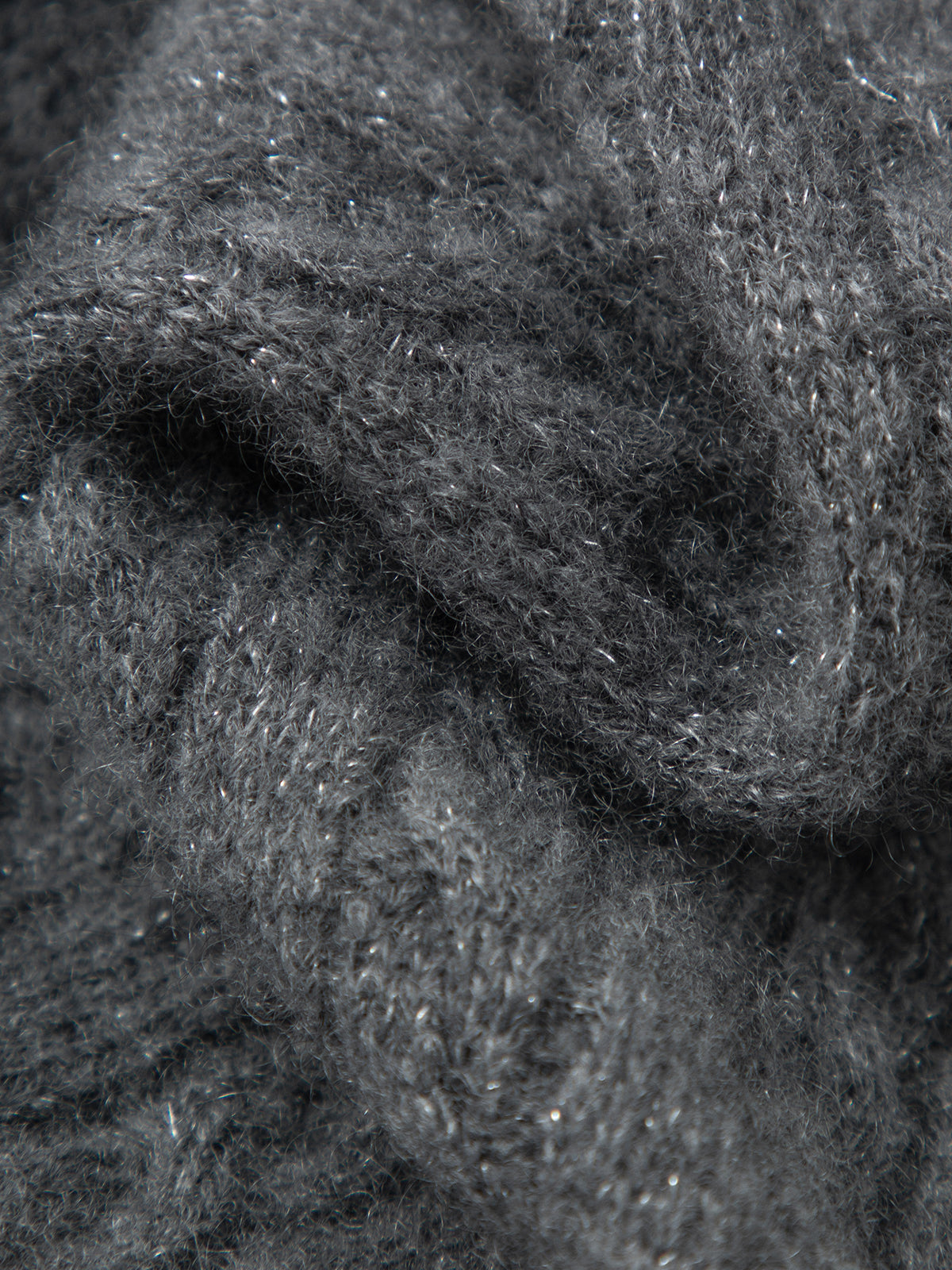 Cashmere crew neck sweater - Dark gray