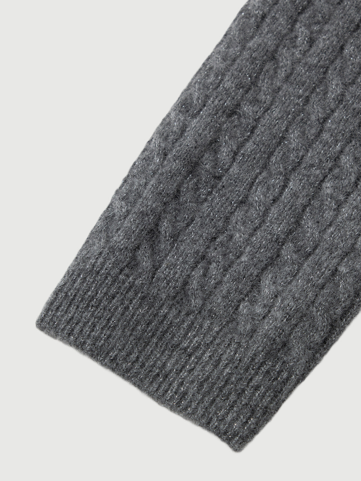 Cashmere crew neck sweater - Dark gray