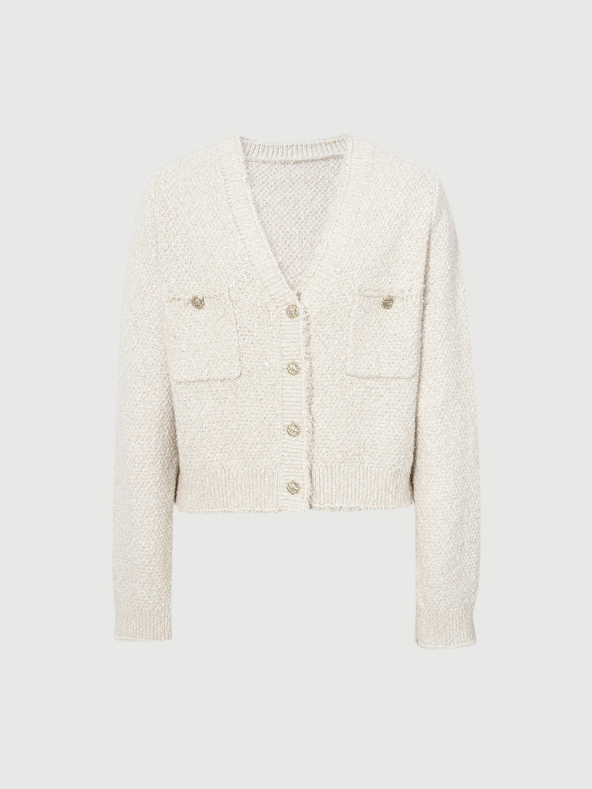 Casual linen knit sweater