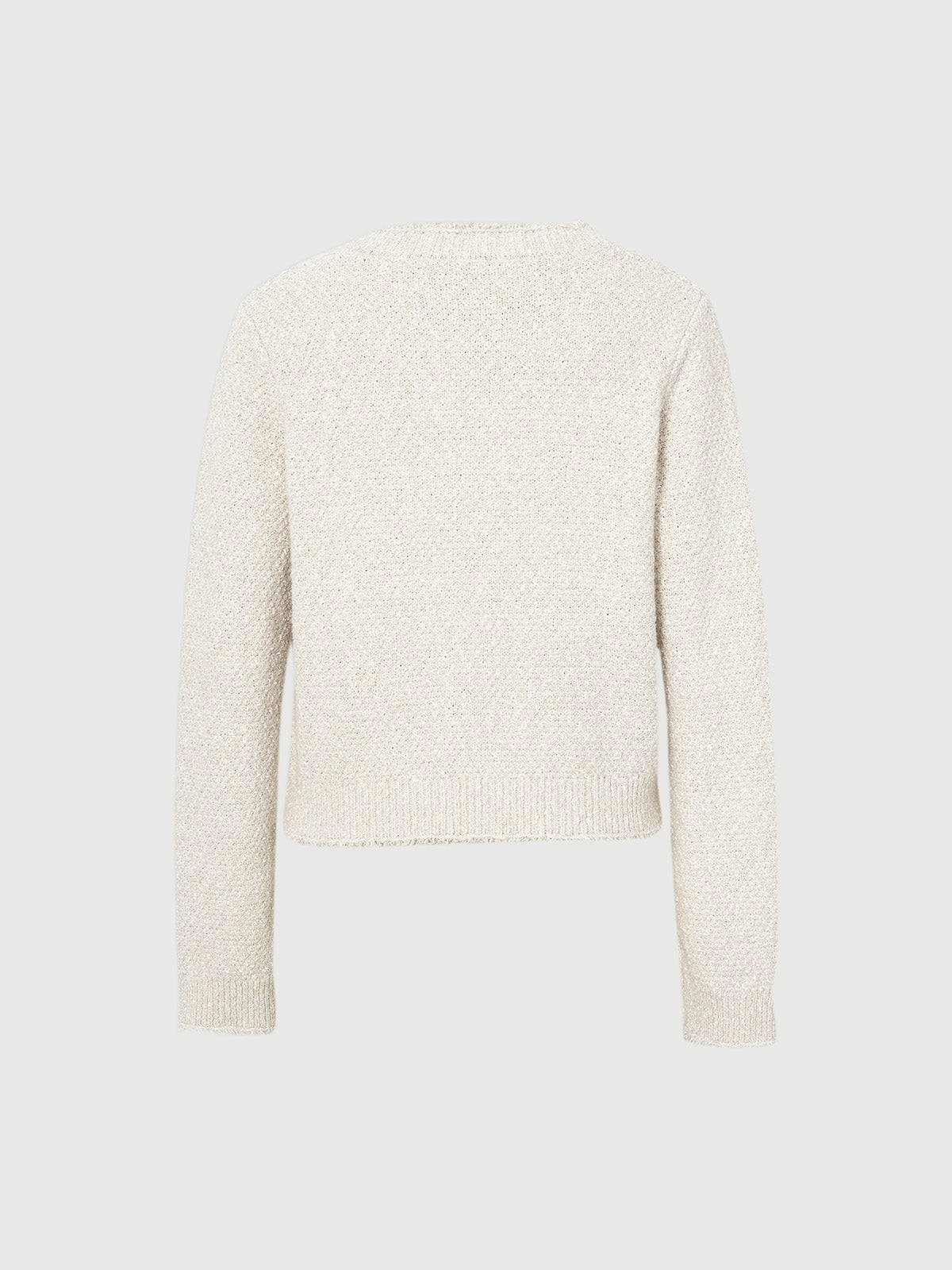 Casual linen knit sweater