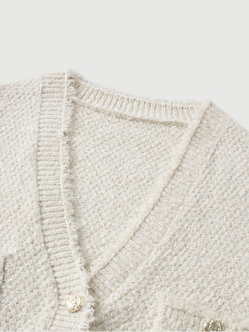 Load image 1 in gallery view. Casual linen knit sweater