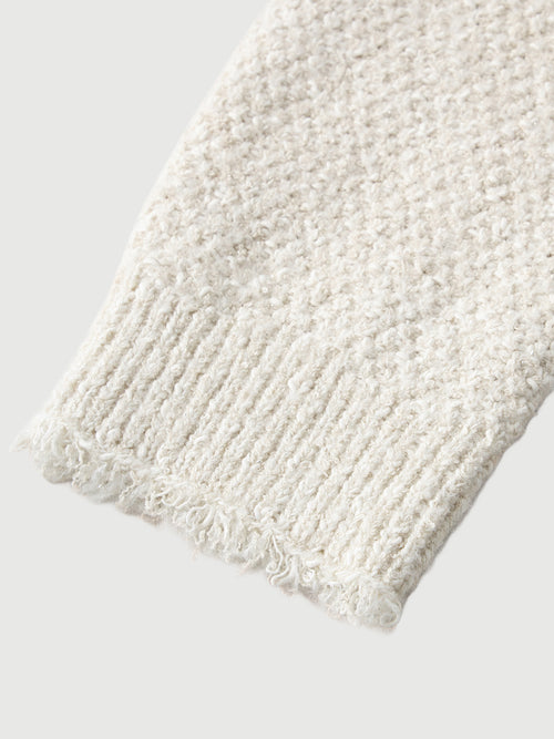 Load image 1 in gallery view. Casual linen knit sweater