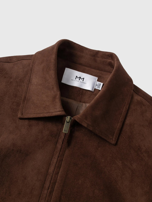 Carica immagine 1 in visualizzazione galleria. Soft Faux Suede Harrington Jacket