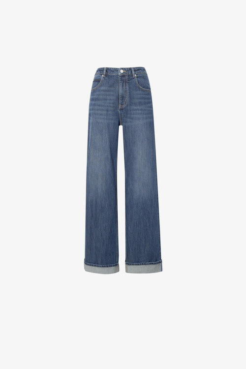 Load image 1 in gallery view. Straight-Leg Jeans