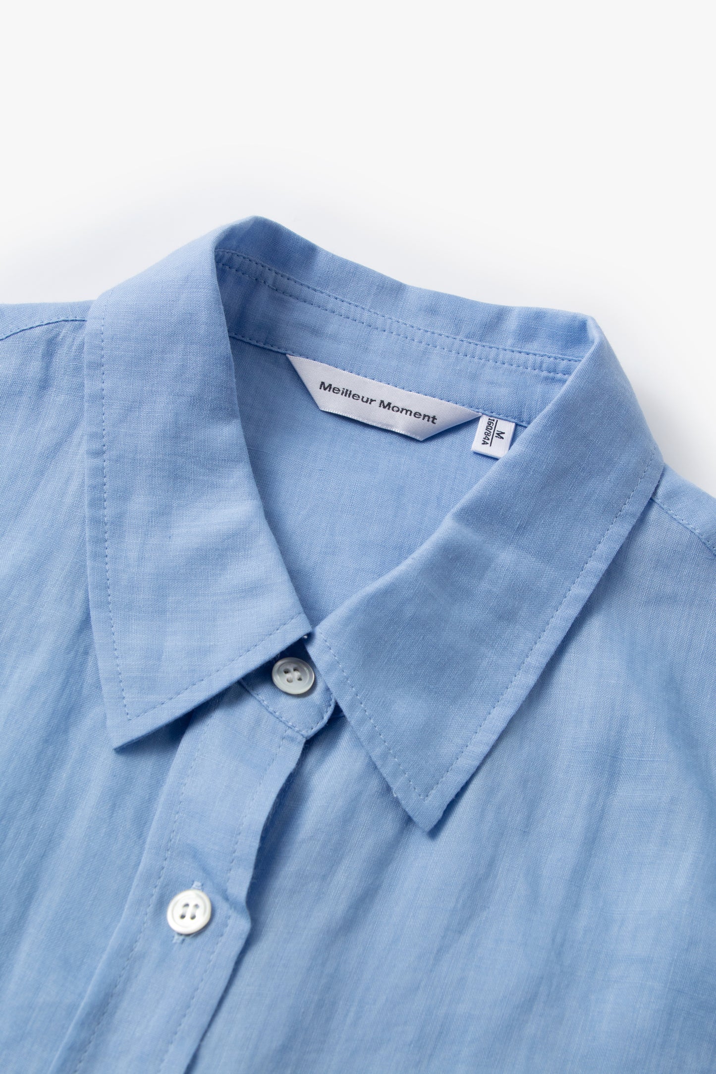 Lightweight Ramie Button-Up Shirt