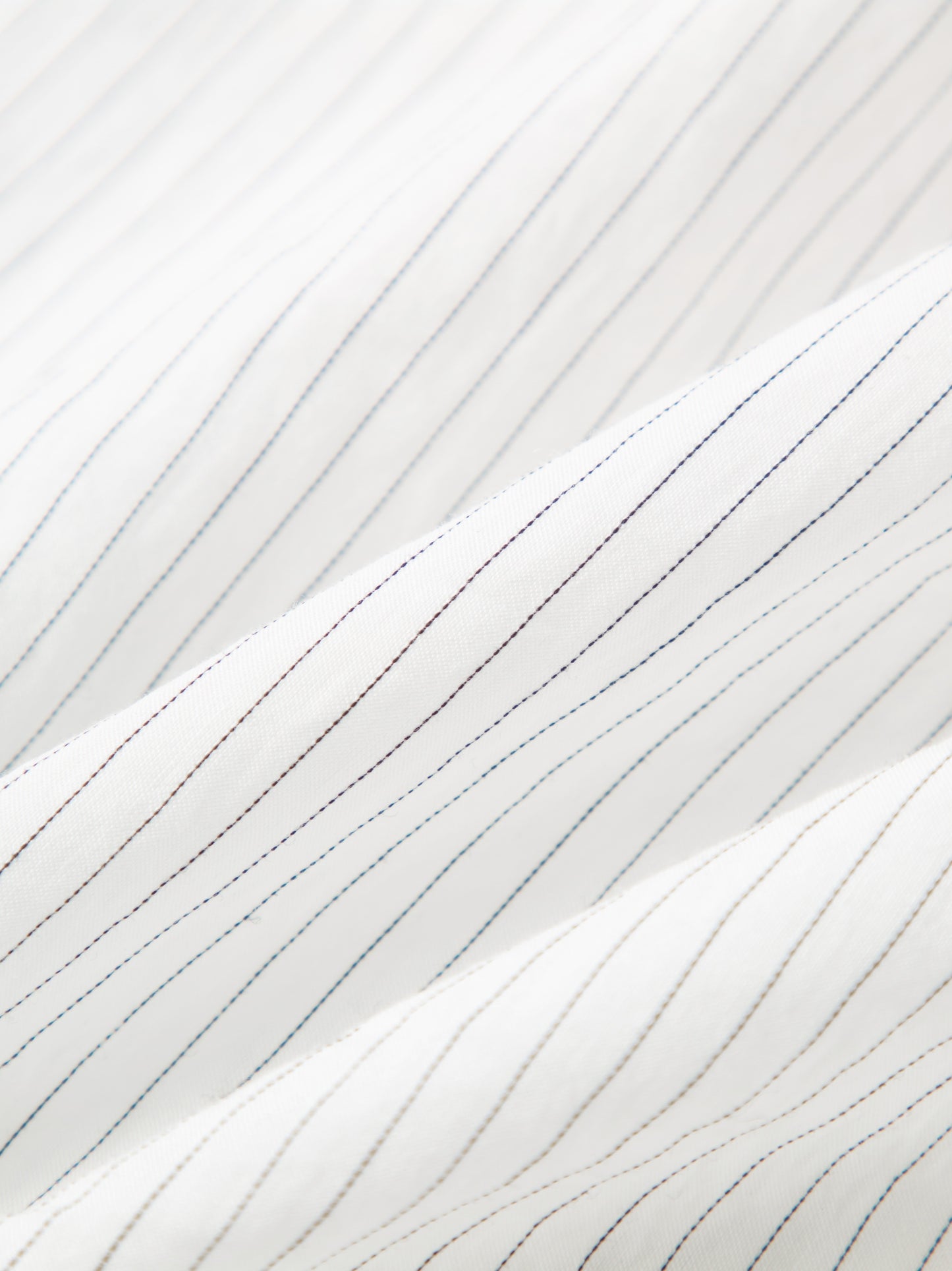 Cropped Lyocell-Blend Striped Shirt