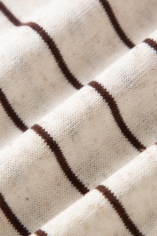 Carica immagine 1 in visualizzazione galleria. Twofer Tie-Sleeve Striped Cardigan