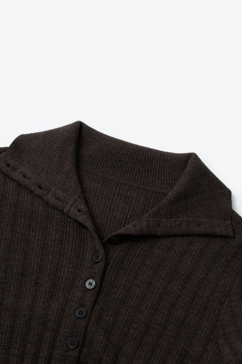 Load image 1 in gallery view. 100% Wool Slim Fit Turtleneck Cardigan