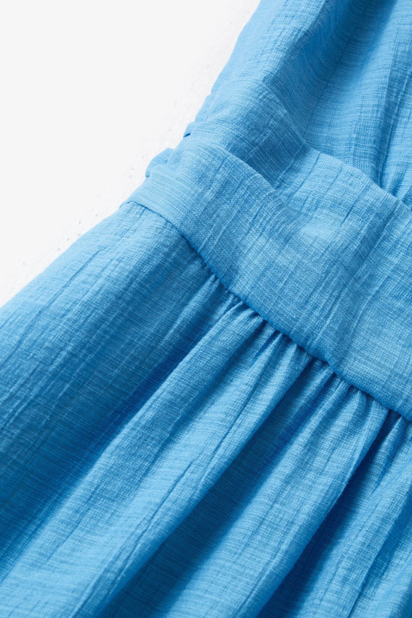 Waist-Cinching Spaghetti-Strap Maxi Dress