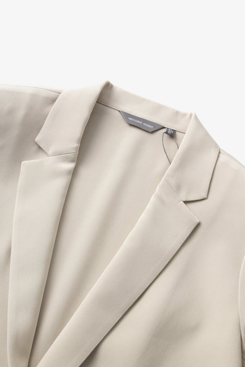 Carica immagine 1 in visualizzazione galleria. Relaxed-Fit Structured Shoulder V-Neck Short-Sleeve Blazer
