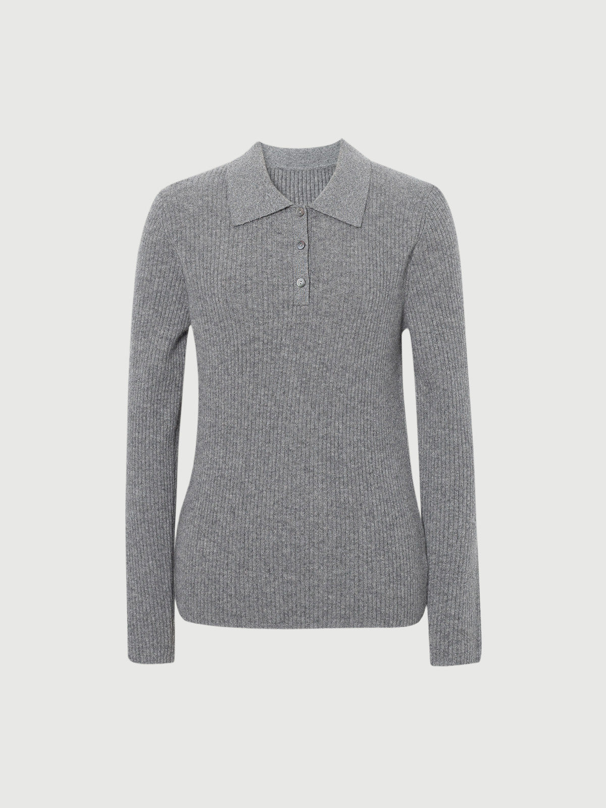 Smoky gray cashmere sweater