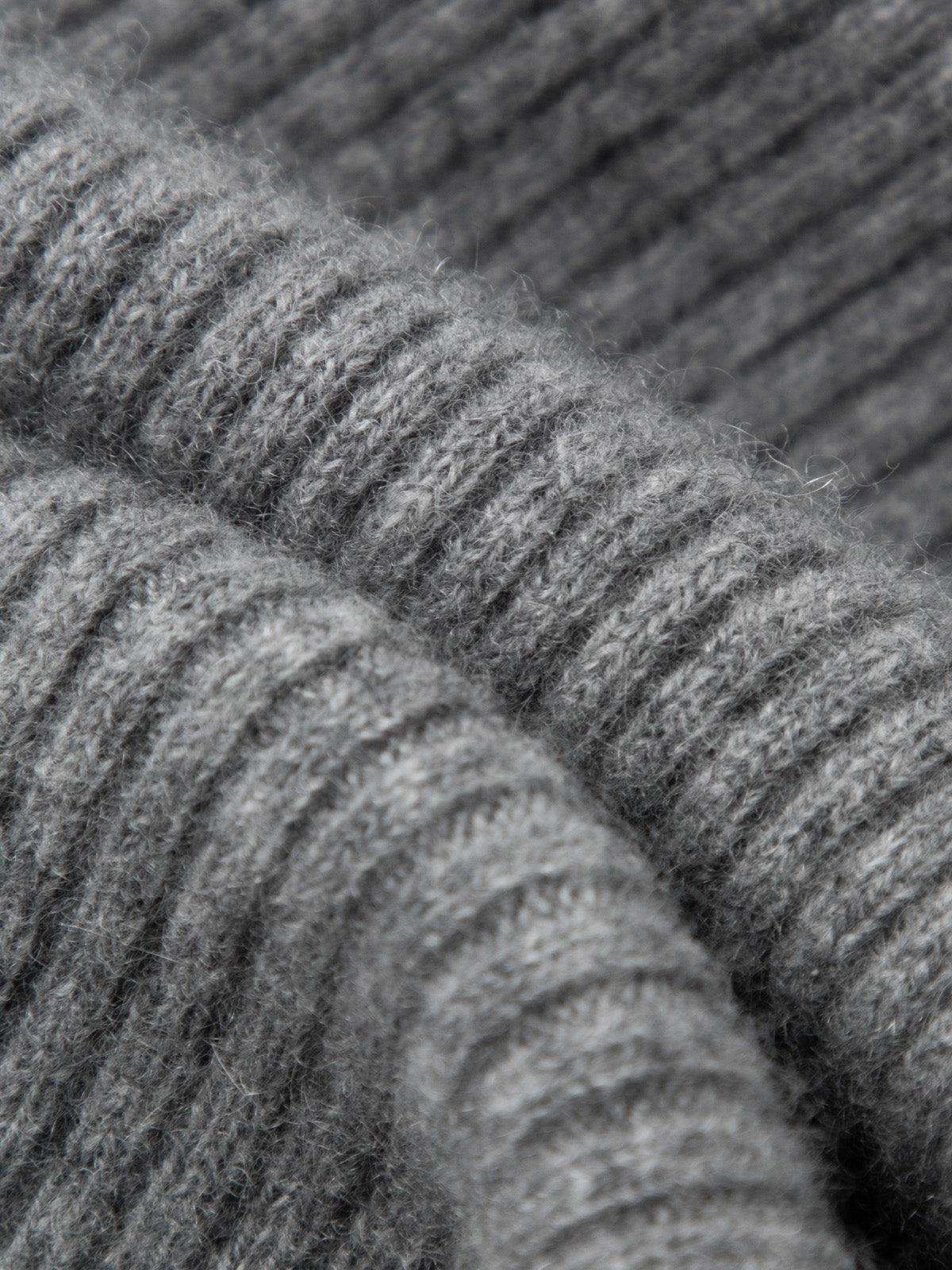 Smoky gray cashmere sweater