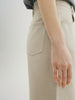 Pantalon droit beige 100 % coton