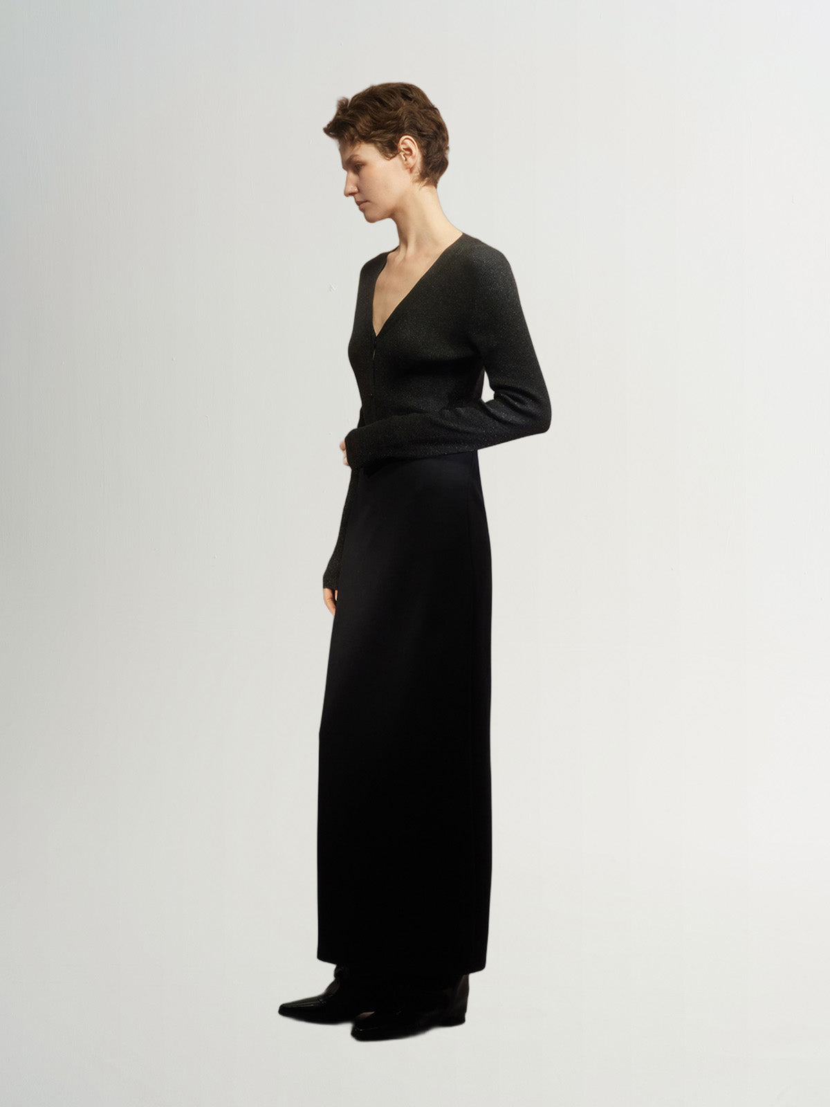 Black wool sweater