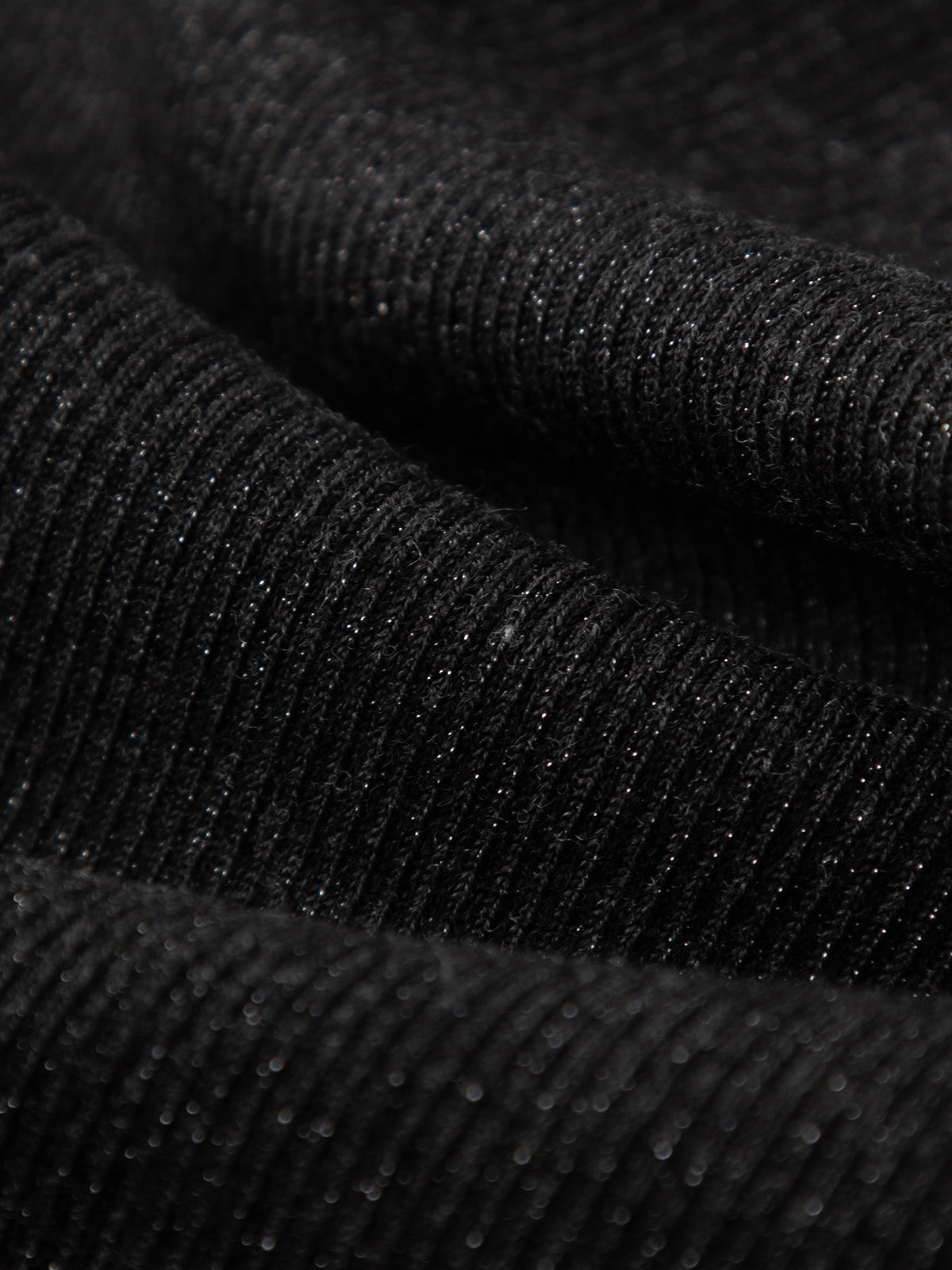 Black wool sweater