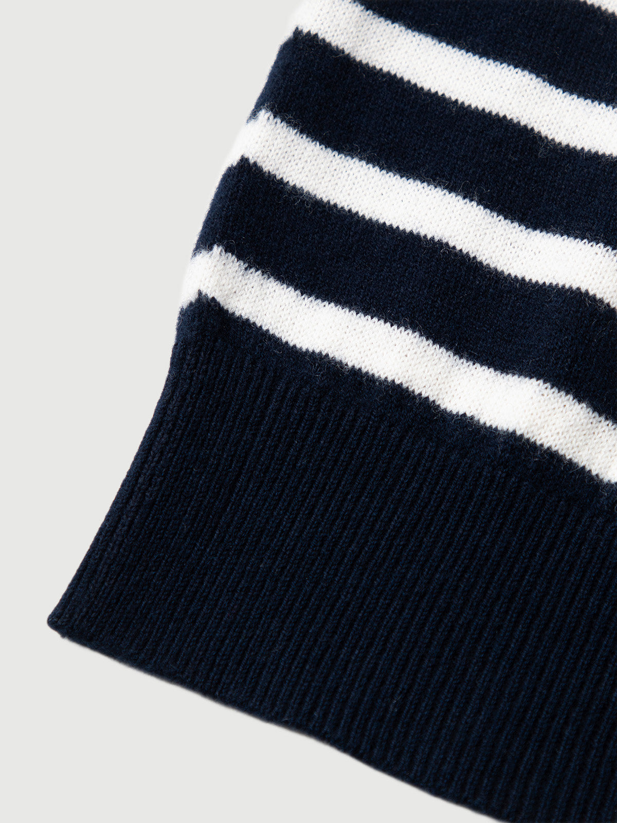 Pull à capuche marinière
