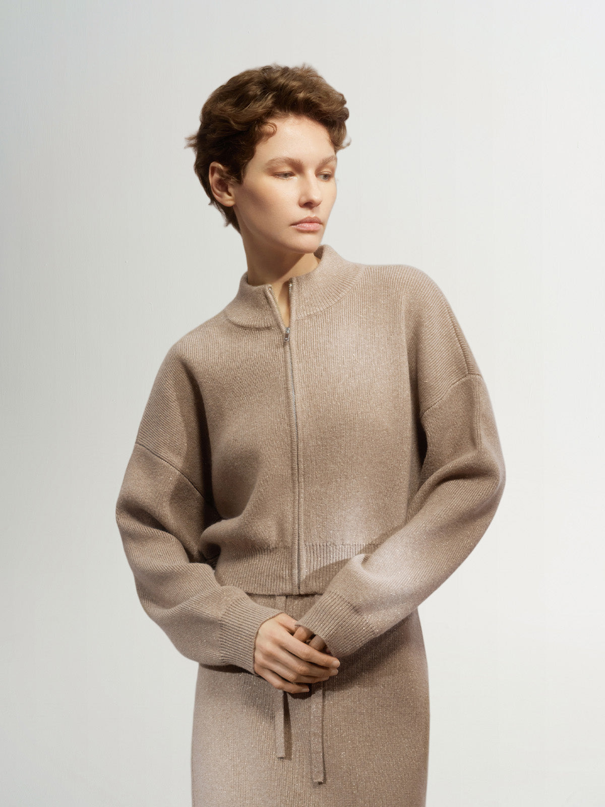 Chocolate wool sweater