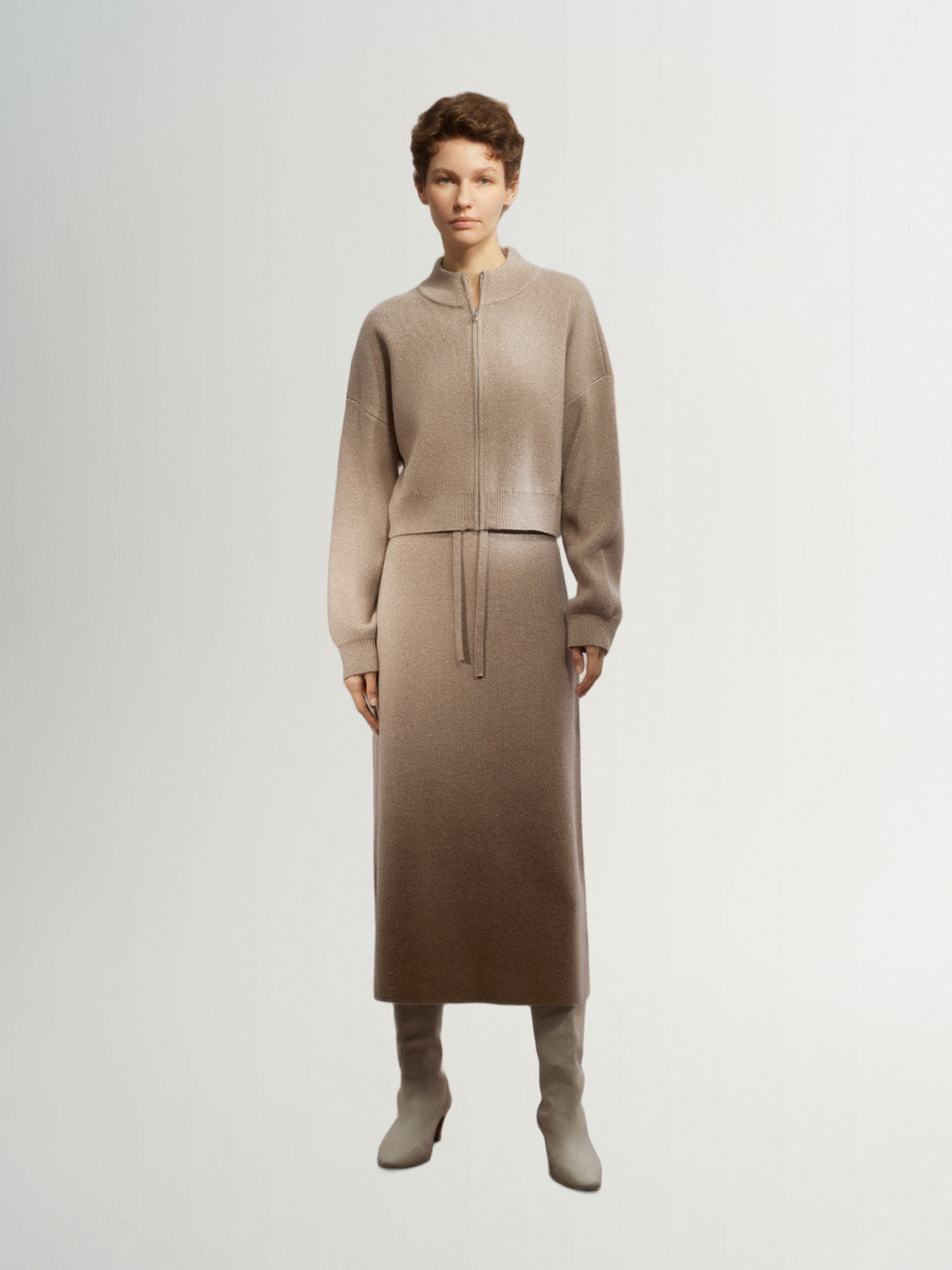 Chocolate wool sweater