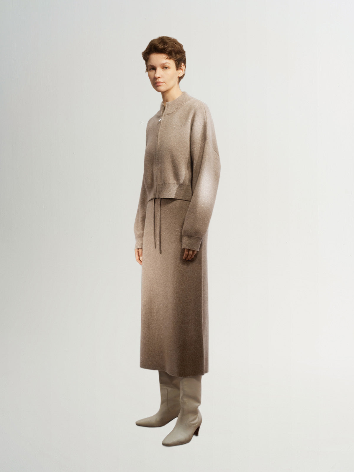 Chocolate wool sweater